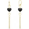 Náušnice čierne so Swarovski Elements Soul KWSG280810J Jet Náušnice čierne so Swarovski Elements Soul KWSG280810J Jet