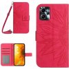 Peňaženkové kožené puzdro Sun Flower na Motorola Moto G13 / G23 / G53 5G - Rose Red Peňaženkové kožené puzdro Sun Flower na Motorola Moto G13 / G23 / G53 5G - Rose Red
