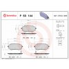 BREMBO Sada brzdových doštičiek P 50 144 BREMBO Sada brzdových doštičiek P 50 144
