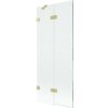 MEXEN/S - Lunar vaňová zástena 2-krídlová ľavá 80 x 150, transparent, zlatá kartáčovaná 897-080-100-55-00-L MEXEN/S - Lunar vaňová zástena 2-krídlová ľavá 80 x 150, transparent, zlatá kartáčovaná 897-080-100-55-00-L