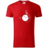 Koule vs kolka - Tričko z organickej bavlny - 2XL ( Červená ) Koule vs kolka - Tričko z organickej bavlny - 2XL ( Červená )