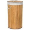 G21 Kôš na bielizeň 55 l, bambusový guľatý s bielym košom G21 Kôš na bielizeň 55 l, bambusový guľatý s bielym košom