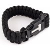 Popron.cz Paracord náramok 3 v 1 čierna Popron.cz Paracord náramok 3 v 1 čierna