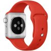 Silikónový Remienok pre Apple Watch 1/2/3/4/5/6/SE/SE 2022 (38/40mm) - Red Silikónový Remienok pre Apple Watch 1/2/3/4/5/6/SE/SE 2022 (38/40mm) - Red