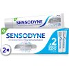 Sensodyne Extra Whitening bieliaca s fluoridom pre citlivé zuby 2 x 75 ml