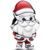 Pandora Strieborná korálka Hravá Santa Moments 793593C01 Pandora Strieborná korálka Hravá Santa Moments 793593C01