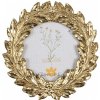 Clayre & Eef Zlatý antik okrúhly fotorámik v barokovom štýle - Ø 8 cm - Clayre & Eef Clayre & Eef Zlatý antik okrúhly fotorámik v barokovom štýle - Ø 8 cm - Clayre & Eef