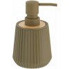 TENDANCE Dávkovač mydla Roza, olivová/s drevenými prvkami, 250 ml TENDANCE Dávkovač mydla Roza, olivová/s drevenými prvkami, 250 ml