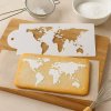 Mapa sveta - Šablóna na dekoráciu torty a koláčov: 31 x 15 cm Mapa sveta - Šablóna na dekoráciu torty a koláčov: 31 x 15 cm
