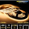 LEDprodukt LED pásik 480LED/m COB 10W/m teplá biela IP20 12V LEDprodukt LED pásik 480LED/m COB 10W/m teplá biela IP20 12V