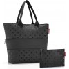 Sada kabelka a taštička na zips Reisenthel Shopper e1 set Glossy dots black Sada kabelka a taštička na zips Reisenthel Shopper e1 set Glossy dots black