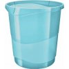 Odpadkový kôš, 14 l, ESSELTE ColourBreeze, priehľadný modrý Odpadkový kôš, 14 l, ESSELTE ColourBreeze, priehľadný modrý