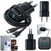 Joyroom Nabíječka Joyroom JR-TG7 33W USB-A + USB-C nástěnná nabíječka s 30W USB-C - Lightning 1m kabel - černá Joyroom Nabíječka Joyroom JR-TG7 33W USB-A + USB-C nástěnná nabíječka s 30W USB-C - Lightning 1m kabel - černá