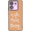 Picasee silikonový černý obal pro Xiaomi Redmi Note 13 Pro 5G - Boss Mama Picasee silikonový černý obal pro Xiaomi Redmi Note 13 Pro 5G - Boss Mama