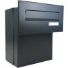 DOLS F-046 ČD-16 RAL7016 - poštová schránka na zamurovanie, s menovkou, antracit DOLS F-046 ČD-16 RAL7016 - poštová schránka na zamurovanie, s menovkou, antracit
