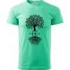 Narodeninový strom 60 - Klasické pánske tričko vyššej gramáže - L ( Mätová ) Narodeninový strom 60 - Klasické pánske tričko vyššej gramáže - L ( Mätová )