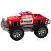 Policajné Pickup Auto Červené Terénne Policajné Vozidlo Policajné Pickup Auto Červené Terénne Policajné Vozidlo