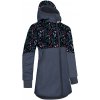 Unuo Unuo, Dievčenský softshellový kabát s fleecom Street, Žíhaná Tm. Modrá, Lístočky Veľkosť: 110/116 Unuo Unuo, Dievčenský softshellový kabát s fleecom Street, Žíhaná Tm. Modrá, Lístočky Veľkosť: 110/116