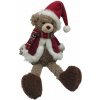 GOBA Vianočná dekorácia – sediaci medvedík, 69 cm