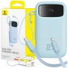 POWER BANK BASEUS 20000 mAh 22,5W S VSTAVANÝMI KÁBLAMI USB-C LIGHTNING POWER BANK BASEUS 20000 mAh 22,5W S VSTAVANÝMI KÁBLAMI USB-C LIGHTNING