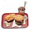 Fast Food podnos 300 × 410 mm, červená Fast Food podnos 300 × 410 mm, červená