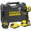 Stanley SFMCD714D2T FatMax V20 Bezuhlíková aku vŕtačka (65Nm/18V/2x2,0Ah), kufor Stanley SFMCD714D2T FatMax V20 Bezuhlíková aku vŕtačka (65Nm/18V/2x2,0Ah), kufor