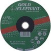Kotúč Gold Elephant 41AA 115x1,0x22,2 mm, rezný na kov a nerez A46TBF Kotúč Gold Elephant 41AA 115x1,0x22,2 mm, rezný na kov a nerez A46TBF