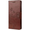 Peňaženkové puzdro Embossing Pattern Motýľ a kvet tmavohnedé – Motorola Moto G30 / G10 Peňaženkové puzdro Embossing Pattern Motýľ a kvet tmavohnedé – Motorola Moto G30 / G10
