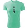 Yoga strom - Pánske tričko Fantasy športové - 2XL ( Mätová ) Yoga strom - Pánske tričko Fantasy športové - 2XL ( Mätová )