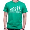 Fajntričko Tričko Evolúcia Tenis, Farba zelená, Strih/ Variant Pánsky/UNISEX Fajntričko Tričko Evolúcia Tenis, Farba zelená, Strih/ Variant Pánsky/UNISEX