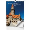 Hrady a zámky České republiky nástěnný 2026