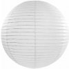 PartyDeco Papierová lampa, biela, 35 cm PartyDeco Papierová lampa, biela, 35 cm