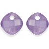Sparkling Jewels Prívesky na náušnice z ametystu EAGEM05 CC