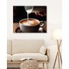 ZUTY Obrazy na stenu - Šálka kávy s mliekom Rámovanie: vypnuté plátno na rám, Rozmer: 40x50 cm ZUTY Obrazy na stenu - Šálka kávy s mliekom Rámovanie: vypnuté plátno na rám, Rozmer: 40x50 cm