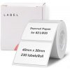 Niimbot štítky R 40 × 30mm 230 ks White pre B21 Niimbot štítky R 40 × 30mm 230 ks White pre B21