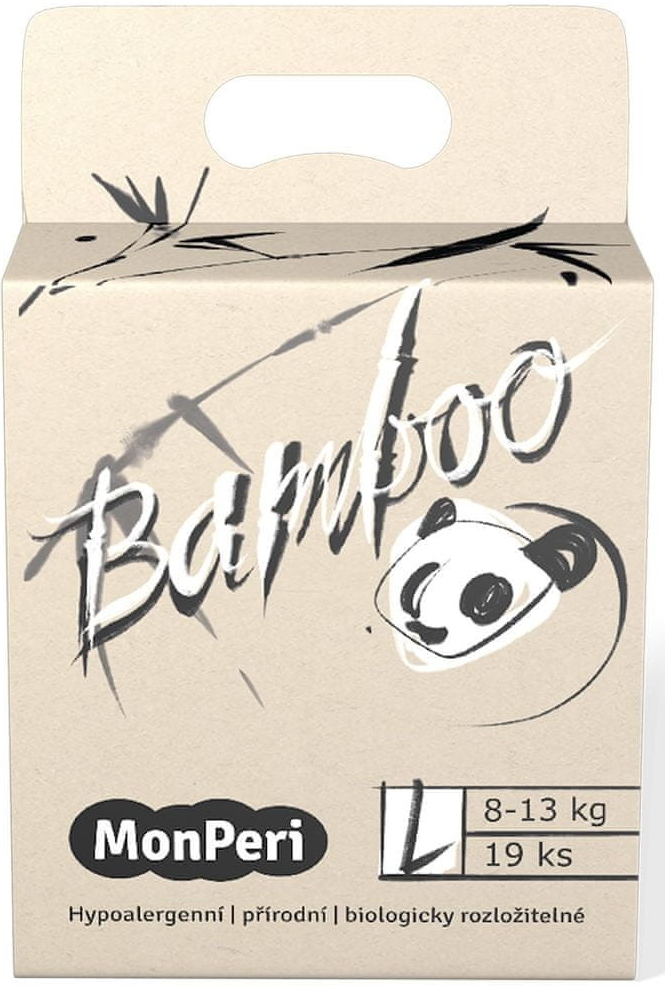 MonPeri 8-13 kg Eco Bamboo L 19 ks