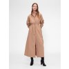 GAP Košeľové popelínové maxi šaty GapStudio by Zac Posen Hnedá M GAP Košeľové popelínové maxi šaty GapStudio by Zac Posen Hnedá M