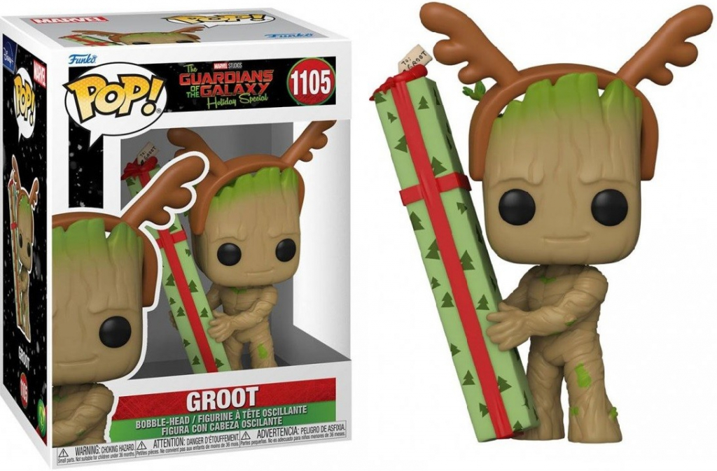 Funko POP! Guardians of the Galaxy Holiday Special Heroes Groot 9 cm