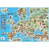 Popular Puzzle Mapa Evropy 160 dílků Popular Puzzle Mapa Evropy 160 dílků