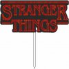 Zápich - Stranger Things logo - s paličkou - Obrázok Zápich - Stranger Things logo - s paličkou - Obrázok