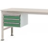 Manuflex ZB4612.6011 Spodná konštrukcia domu, stacionárne, využiteľná výška 300 mm s 3 zásuvkami. Pre hĺbku stola 800 mm; ZB4612.6011 Manuflex ZB4612.6011 Spodná konštrukcia domu, stacionárne, využiteľná výška 300 mm s 3 zásuvkami. Pre hĺbku stola 800 mm; ZB4612.6011