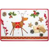 Vianočné plastové prestieranie TORO 28x43cm sob Vianočné plastové prestieranie TORO 28x43cm sob