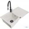 MEXEN/S MEXEN/S - Cesar granitový drez 1 s odkvapkávačom vrátane batérie Savita, biela 6514-20-672601-70 MEXEN/S MEXEN/S - Cesar granitový drez 1 s odkvapkávačom vrátane batérie Savita, biela 6514-20-672601-70