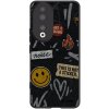 Picasee silikónový čierny obal pre Honor 90 5G - STICKERS x TAGS Picasee silikónový čierny obal pre Honor 90 5G - STICKERS x TAGS