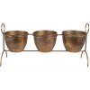 Clayre & Eef Medený antik plechový obal na kvetináč na nôžkach - 47*14*23 cm - Clayre & Eef Clayre & Eef Medený antik plechový obal na kvetináč na nôžkach - 47*14*23 cm - Clayre & Eef