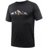 Sensor merino AIR RJ EVEREST pánské triko kr.rukáv černá Černá