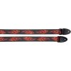 Stagg STE FLAME, kytarový popruh, černý Stagg STE FLAME, kytarový popruh, černý