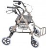 Štvorkolesové chodítko so sedačkou a košíkom RA888, šedá metalíza Štvorkolesové chodítko so sedačkou a košíkom RA888, šedá metalíza