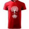 Narodeninový strom 50 - Klasické pánske tričko vyššej gramáže - 3XL ( Červená ) Narodeninový strom 50 - Klasické pánske tričko vyššej gramáže - 3XL ( Červená )