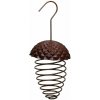 Esschert Design Závesné kŕmidlo pre vtáky Cone, 23x10 cm, plast/kov, hnedá Esschert Design Závesné kŕmidlo pre vtáky Cone, 23x10 cm, plast/kov, hnedá